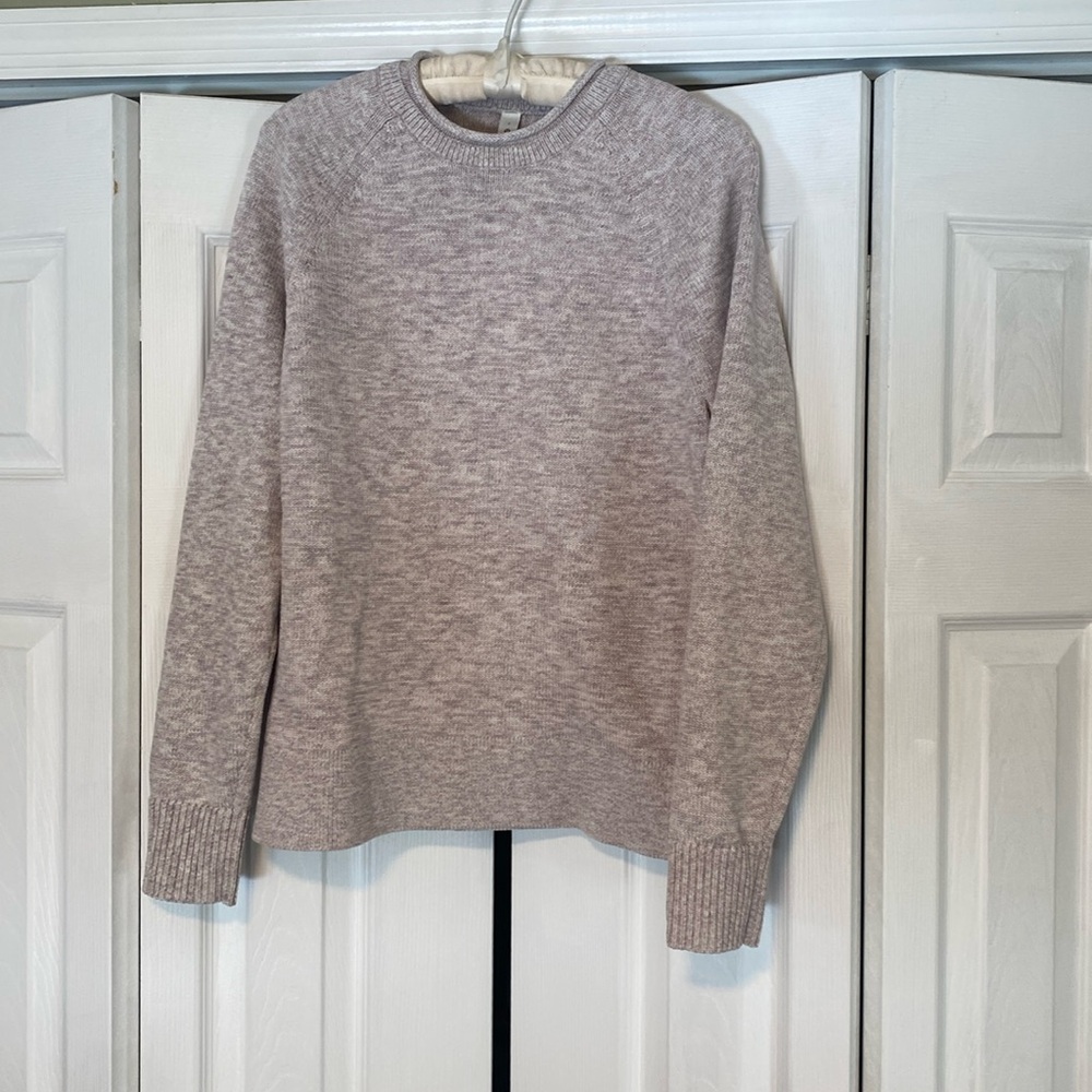 Lululemon long sleeve crew neck multi colored cotton sweater